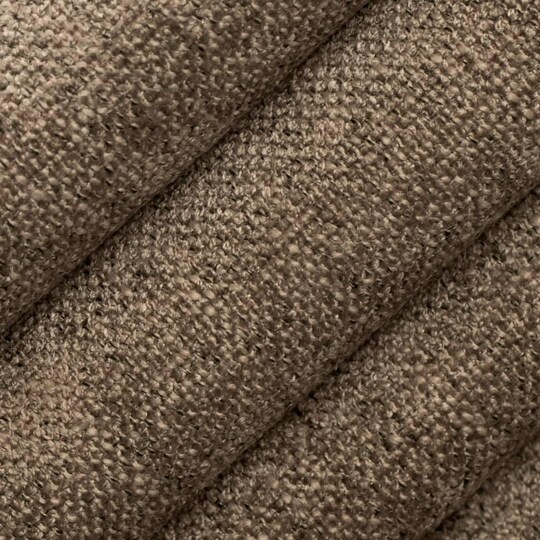 Folio Fabrics; Brown Grey Stain Resistant Performance Pet Friendly Linen Look Textured Upholstery Fabric by The Yard - SKU: Orson Java; Category:Upholstery; Image:1